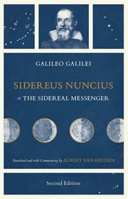 Sidereus nuncius or, The sidereal messenger cover image