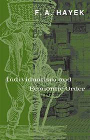 Individualism and economic order cover image
