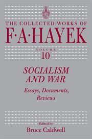 Socialism and War : Essays, Documents, Reviews cover image