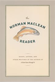 The Norman Maclean reader cover image