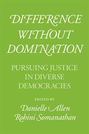 Difference without domination : pursuing justice in diverse democracies cover image