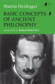 Basic concepts of ancient philosophy cover image