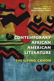Contemporary African American literature : the living canon cover image