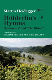 Hölderlin's hymns "Germania" and "The Rhine" cover image