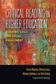 Critical Reading in Higher Education : Academic Goals and Social Engagement cover image