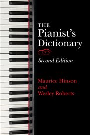 The pianist's dictionary cover image