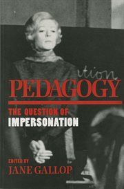 Pedagogy : the question of impersonation cover image