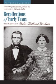 Recollections of Early Texas cover image