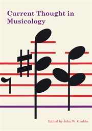 Current thought in musicology cover image
