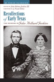Recollections of early texas cover image
