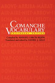 Comanche vocabulary cover image