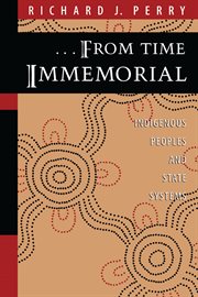 --From time immemorial : indigenous peoples and state systems cover image