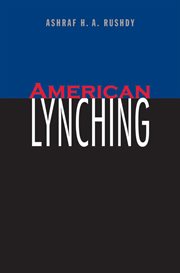 American lynching cover image