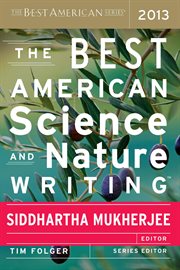 The best American science and nature writing 2013 cover image