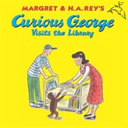 Curious George visits the library cover image