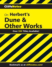 CliffsNotes on Herbert's Dune & other works cover image
