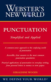 Webster's New World Punctuation : Simplified and Applied cover image