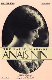 The early diary of Anaïs Nin. Volume Two, 1920-1923 cover image