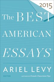 The best American essays. 2015 cover image