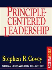 Principle-centered leadership cover image
