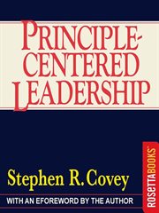 Principle-Centered Leadership cover image