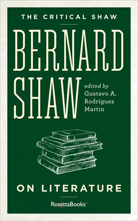 Cover image for Bernard Shaw on Literature
