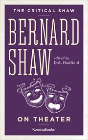 The Critical Shaw: On Theater cover image