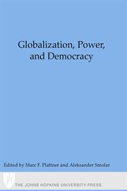 Globalization, power, and democracy cover image