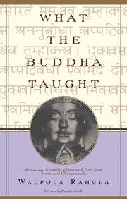 What the Buddha taught cover image