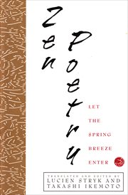 Zen poetry : let the spring breeze enter cover image