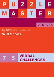 Puzzlemaster deck : 75 verbal challenges cover image