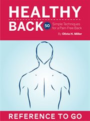 The healthy back deck : 50 simple techniques for a pain-free back cover image
