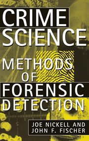 Crime science : methods of forensic detection cover image