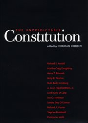 The Unpredictable Constitution cover image