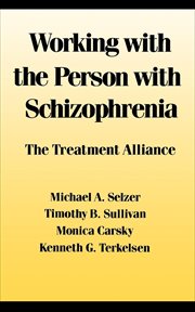 Working With the Person With Schizophrenia cover image