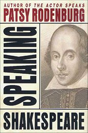 Speaking Shakespeare cover image