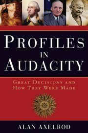 Profiles in audacity : great decisions and how they were made cover image