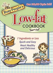 Busy people's low-fat cookbook cover image