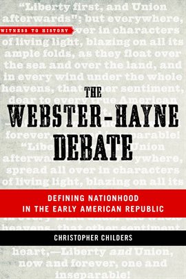 Cover image for The Webster-Hayne Debate