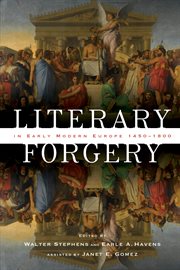 Literary forgery in early modern Europe, 1450-1800 cover image