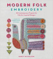 Modern folk embroidery cover image