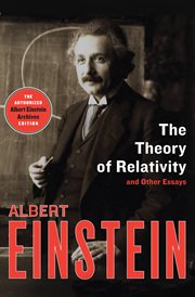 Theory of relativity and other essays cover image