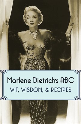 Cover image for Marlene Dietrich's ABC