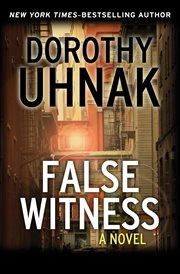 False witness a novel cover image