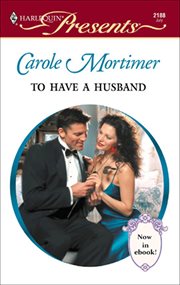 To have a husband cover image