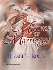 Mistress or Marriage? cover image
