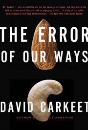 The error of our ways cover image
