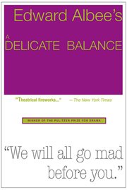 A delicate balance : a play cover image