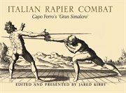 Italian rapier combat cover image