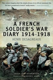 French Soldier's War Diary 1914-1918 cover image